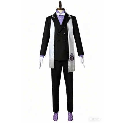 Twisted Wonderland Jade Leech Cosplay Costume, Custom Octavinelle Uniform Adult Alice In Wonderland Halloween Outfit