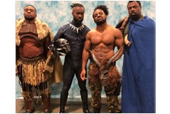 New Day Wrestlers Black Panther Cosplay | Yiwu Party Fun Apparel New Day Wrestlers Black Panther Cosplay | Yiwu Party Fun Apparel
